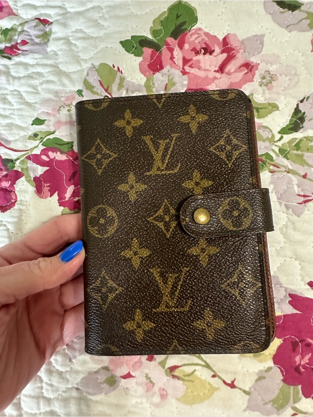 Louis Vuitton Monogram Porte Papier Wallet - holds passport!